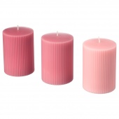 картинка БЛОМДОРФ Формовая свеча, ароматическая, Пион, розовый, 10 см от магазина Wmart