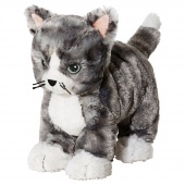 картинка ЛИЛЛЕПЛУТТ Мягкая игрушка, кот серый, белый от магазина Wmart