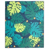 картинка УРСКОГ Ковер безворсовый, лист, зеленый, 133x160 см от магазина Wmart