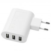 картинка КОПЛА Зарядное устройство/3 USB-порта, белый от магазина Wmart