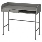 картинка HAUGA ХАУГА Письменный стол - серый 100x45 см от магазина Wmart