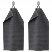 картинка ВОГШЁН Полотенце, темно-серый, 30x50 см от магазина Wmart