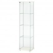 картинка ДЕТОЛЬФ Шкаф-витрина, белый, 43x163 см от магазина Wmart