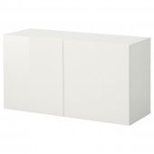 картинка BESTÅ БЕСТО Комбинация настенных шкафов - белый/Сельсвикен глянцевый 120x42x64 см от магазина Wmart