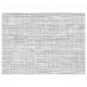 картинка SNOBBIG СНУББИГ Салфетка под приборы - белый/черный 45x33 см от магазина Wmart
