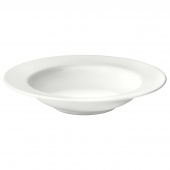картинка ВАРДАГЕН Тарелка глубокая, белый с оттенком, 23 см от магазина Wmart