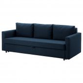 картинка FRIHETEN ФРИХЕТЭН 3-местный диван-кровать - Шифтебу темно-синий от магазина Wmart