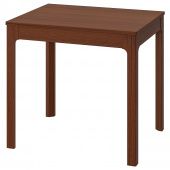 картинка EKEDALEN ЭКЕДАЛЕН Раздвижной стол - коричневый 80/120x70 см от магазина Wmart