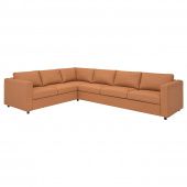 картинка VIMLE ВИМЛЕ 5-местный угловой диван - Гранн/Бумстад золотисто-коричневый от магазина Wmart