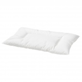 картинка ЛЕН Подушка для детской кроватки, белый, 35x55 см от магазина Wmart