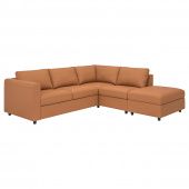картинка VIMLE ВИМЛЕ 4-местный угловой диван - с открытым торцом/Гранн/Бумстад золотисто-коричневый от магазина Wmart
