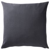 картинка PLOMMONROS ПЛОММОНРОС Чехол на подушку - темно-серый/серый 50x50 см от магазина Wmart