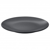 картинка ДИНЕРА Тарелка десертная, темно-серый, 20 см от магазина Wmart