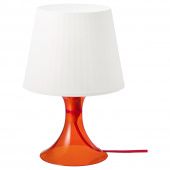 картинка LAMPAN ЛАМПАН Лампа настольная - оранжевый/белый 29 см от магазина Wmart