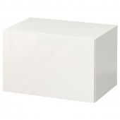 картинка BESTÅ БЕСТО Комбинация настенных шкафов - белый/Сельсвикен глянцевый/белый 60x42x38 см от магазина Wmart
