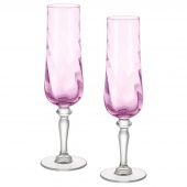картинка КОНУНГСЛИГ Бокал для шампанского, розовый, 26 сл от магазина Wmart