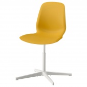 картинка ЛЕЙФ-АРНЕ Рабочий стул, темно-желтый, Бальсбергет белый от магазина Wmart