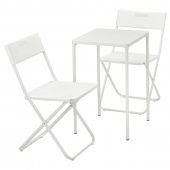 картинка FEJAN ФЕЙЯН Стол+2 складных стула,д/сада - белый/белый от магазина Wmart