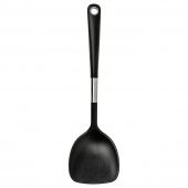 картинка ИКЕА 365+ ЙЭЛТЕ Лопаточка для вока-сковороды, нержавеющ сталь, черный от магазина Wmart