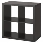 картинка KALLAX КАЛЛАКС Стеллаж - черно-коричневый 77x77 см от магазина Wmart