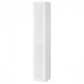 картинка FISKÅN ФИСКОН Высокий шкаф с дверцей - Йельсен белый 30x30x180 см от магазина Wmart