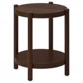 картинка LISTERBY ЛИСТЕРБИ Придиванный столик - темно-коричневый мореный дубовый шпон 50 см от магазина Wmart