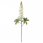 картинка СМИККА Цветок искусственный, Люпин, белый, 74 см от магазина Wmart
