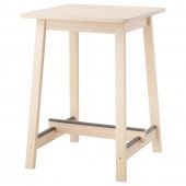 картинка НОРРОКЕР Барный стол, береза, 74x74 см от магазина Wmart
