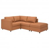 картинка VIMLE ВИМЛЕ 3-местный угловой диван - с открытым торцом/Гранн/Бумстад золотисто-коричневый от магазина Wmart