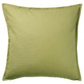 картинка GURLI ГУРЛИ Чехол на подушку - оливково-зеленый 50x50 см от магазина Wmart