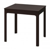 картинка EKEDALEN ЭКЕДАЛЕН Раздвижной стол - темно-коричневый 80/120x70 см от магазина Wmart