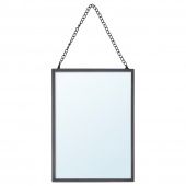 картинка ЛАССБЮН Зеркало, темно-серый, 13x18 см от магазина Wmart