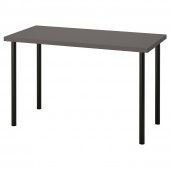 картинка LAGKAPTEN ЛАГКАПТЕН / ADILS АДИЛЬС Письменный стол - темно-серый/черный 120x60 см от магазина Wmart