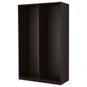 картинка PAX ПАКС 2 каркаса гардеробов - черно-коричневый 150x58x236 см от магазина Wmart