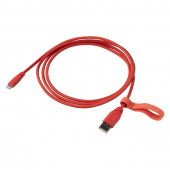 картинка LILLHULT ЛИЛЛЬХУЛЬТ Кабель USB тип А – lightning - текстиль/оранжевый 1.50 м от магазина Wmart