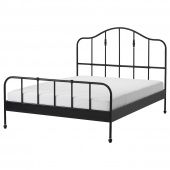 картинка SAGSTUA САГСТУА Каркас кровати - черный/Лурой 160x200 см от магазина Wmart