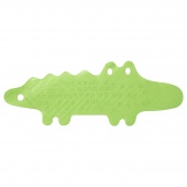картинка ПАТРУЛЬ Коврик в ванну, крокодил зеленый, 33x90 см от магазина Wmart