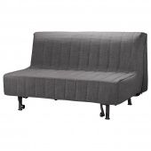 картинка ЛИКСЕЛЕ 2-местный диван-кровать, Шифтебу темно-серый от магазина Wmart