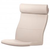 картинка ПОЭНГ Подушка-сиденье на кресло, Глосе светло-бежевый от магазина Wmart
