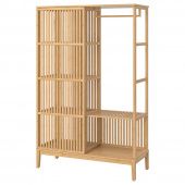 картинка НОРДКИЗА Открытый гардероб/раздвижная дверь, бамбук, 120x186 см от магазина Wmart