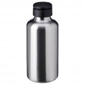 картинка ENKELSPÅRIG ЭНКЕЛЬСПОРИГ Бутылка для воды - нержавеющ сталь/черный 0.7 л от магазина Wmart