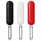 картинка СТЭМ Нож для чистки картофеля, красный, белый/черный от магазина Wmart