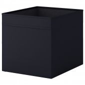картинка DRÖNA ДРЁНА Коробка - черный 33x38x33 см от магазина Wmart