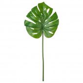картинка СМИККА Искусственный листок, монстера, зеленый, 80 см от магазина Wmart