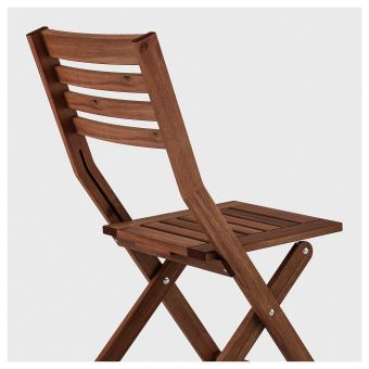 ЭПЛАРО Садовый стул, складной коричневая морилка