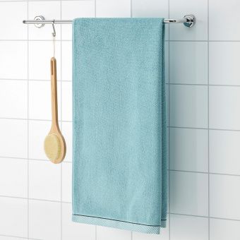 картинка ВИКФЬЕРД Банное полотенце, голубой, 70x140 см от магазина Wmart