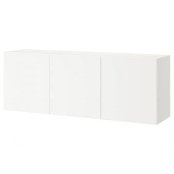 картинка BESTÅ БЕСТО Комбинация настенных шкафов - белый/Лаппвикен белый 180x42x64 см от магазина Wmart