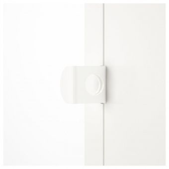 ХЭЛЛАН Комбинация для хранения с дверцами, белый, 45x47x142 см