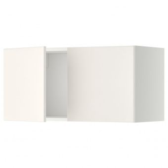 картинка METOD МЕТОД Навесной шкаф с 2 дверями - белый/Веддинге белый 80x40 см от магазина Wmart