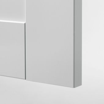 картинка КНОКСХУЛЬТ Кухня, серый, 220x180x220 см от магазина Wmart